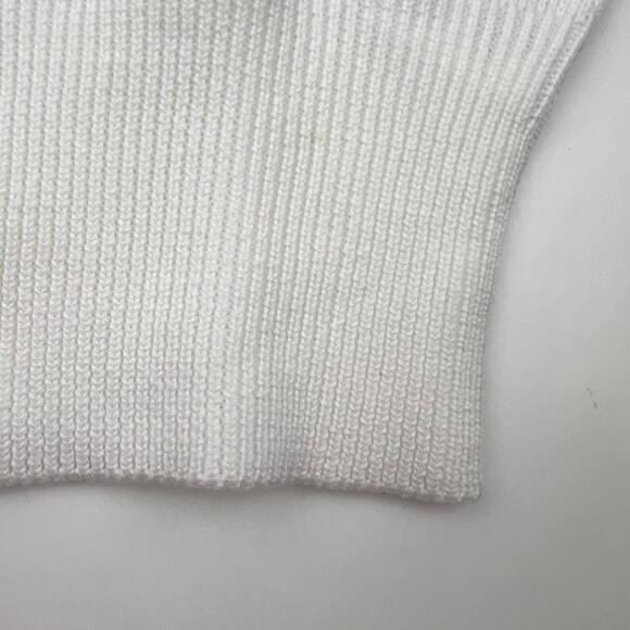 NWT CZ Carolina Zaph White Cardigan Sweater - Picture 3 of 8